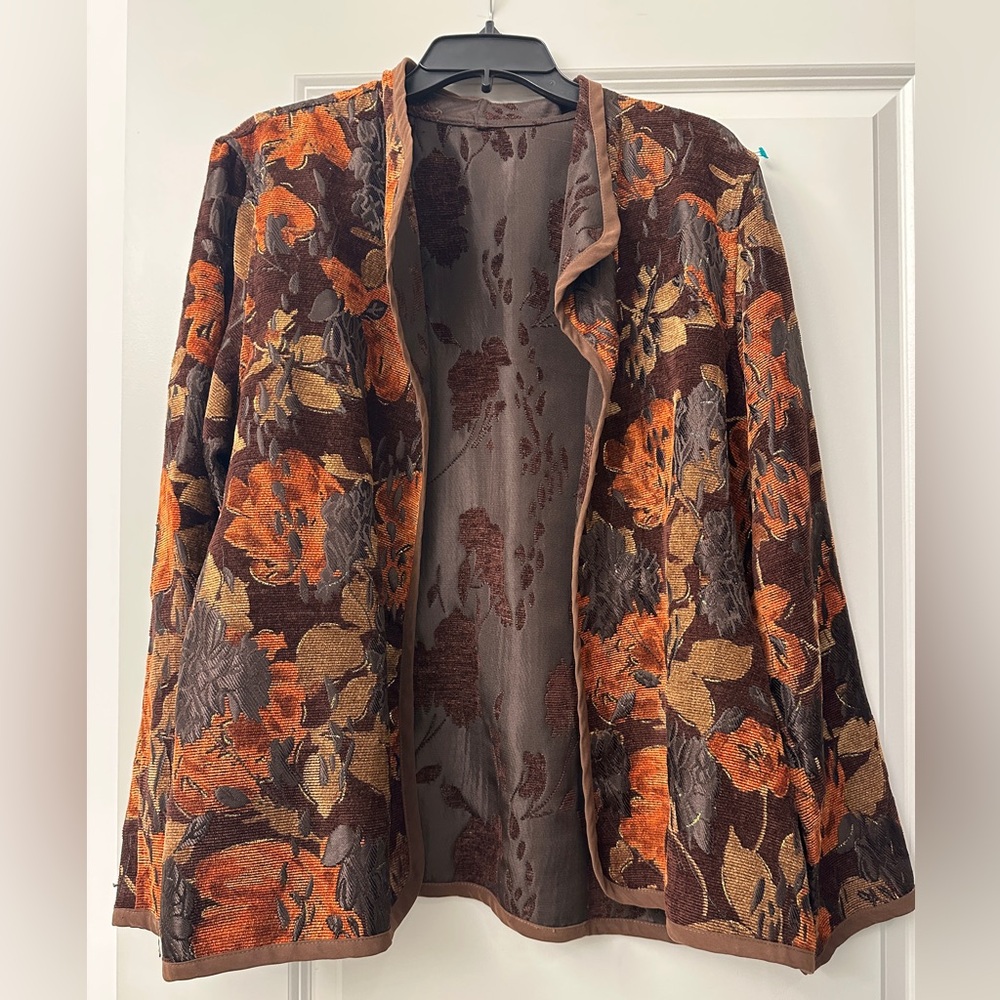 Women’s Floral Jacquard Tapestry Jacket